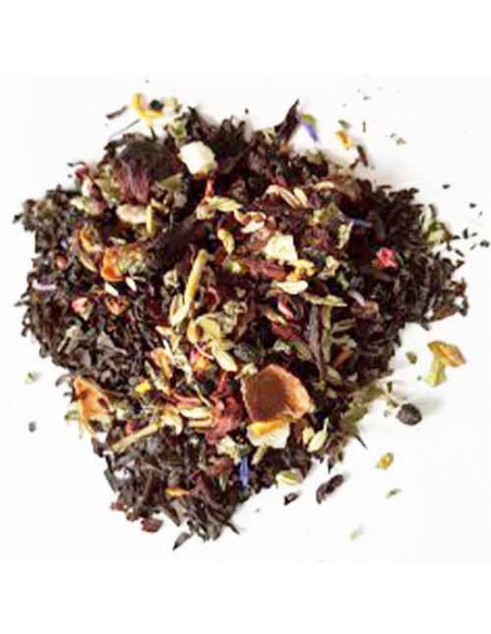 TÉ AZUL MELOCOTÓN PLANTAS Y FLORES
