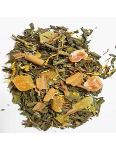 TÉ VERDE PAPAYA-PIÑA-CANELA