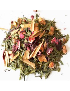 TÉ VERDE PASTEL DE MANZANA