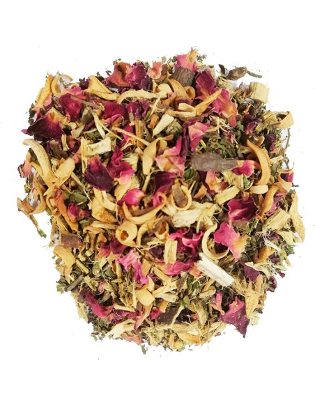 INFUSIÓN RELAJANTE. Una mezcla armoniosa diseñada para inducir un estado de relajación.
