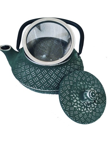 Tetera de Hierro Fundido 0,3L con Filtro de Acero Inoxidable.