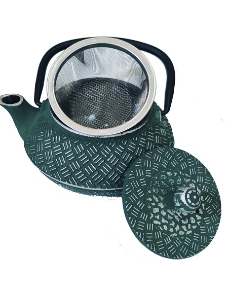 Tetera de Hierro Fundido 0,3L con Filtro de Acero Inoxidable.